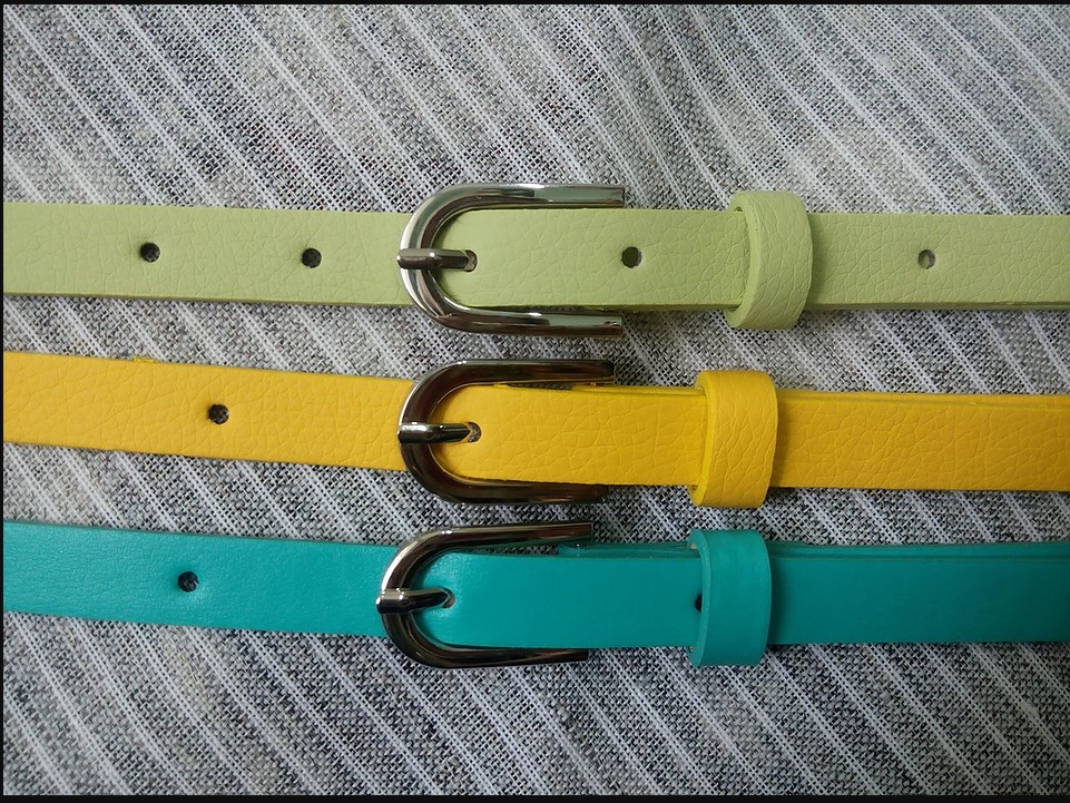 Belts from eco-leather from the Russian manufacturer